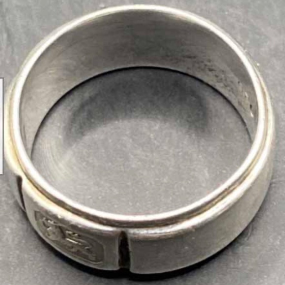 RING, COMMEMORATIVE MILLENNIAL 2000 STERLING SILVER .925, LIMITED EDITION BY IBB - Picture 7 of 16